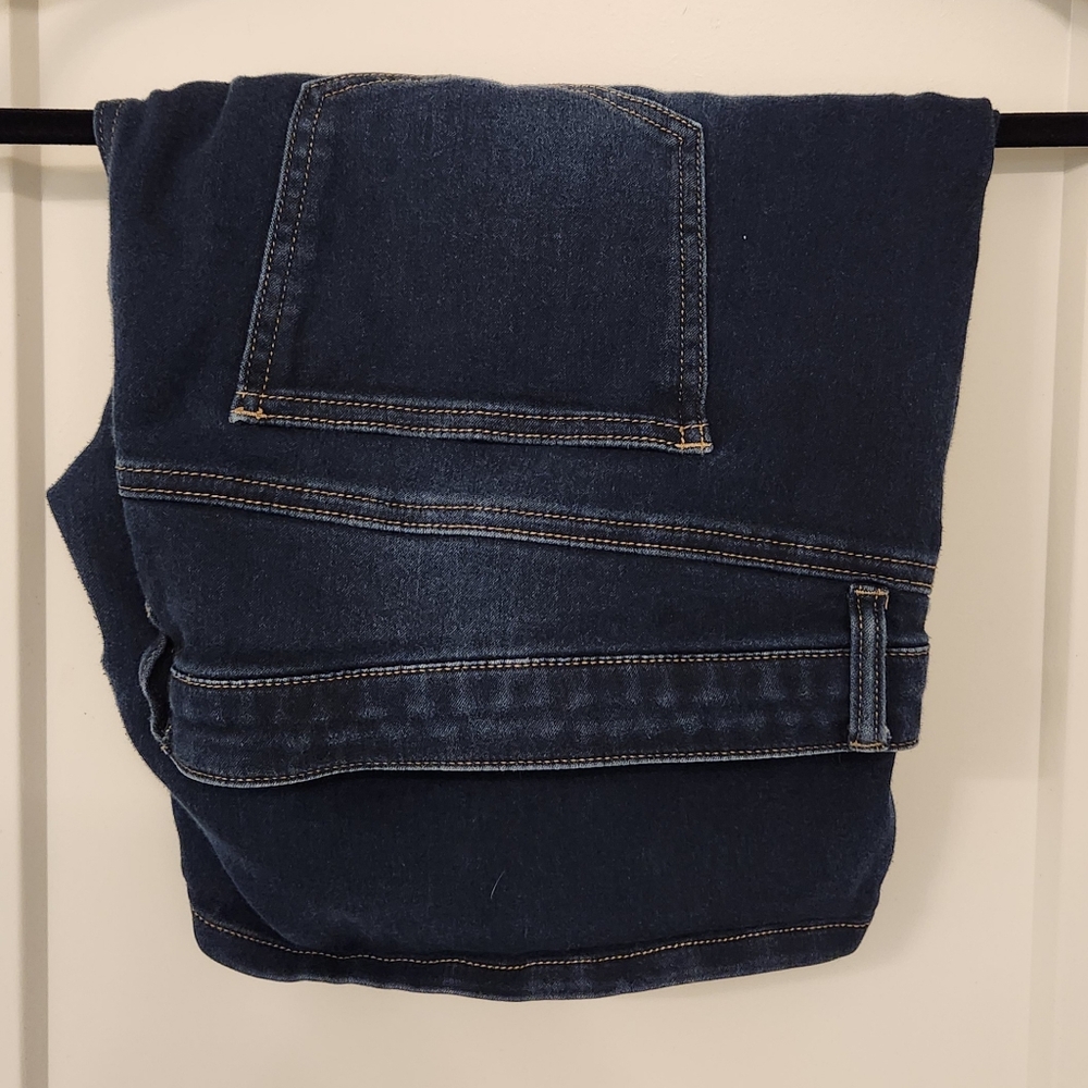Makers of True Original dark navy bermuda jean shorts